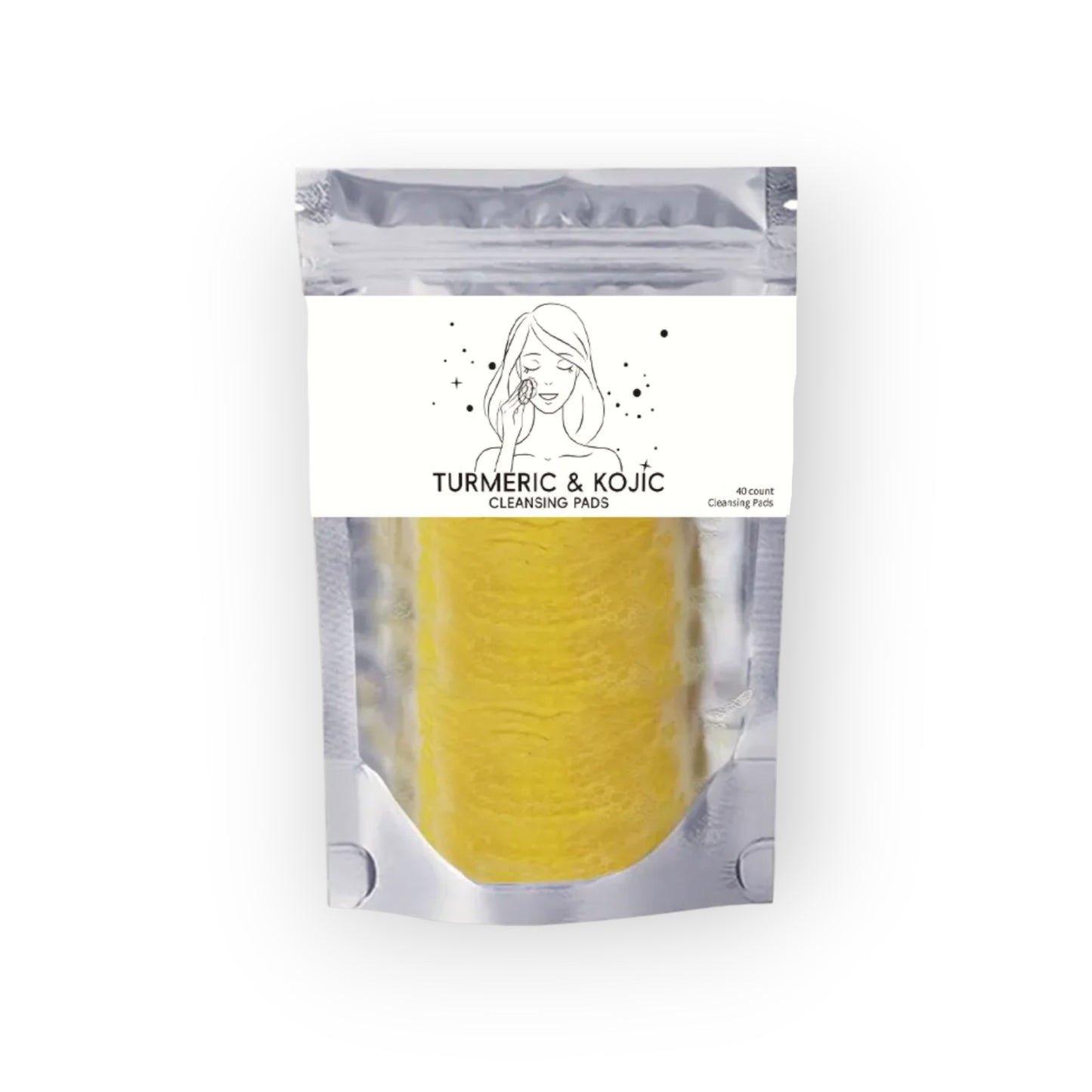Turmeric & Kojic Cleansing Pads – Gentle Exfoliation & Deep Facial Cleansing